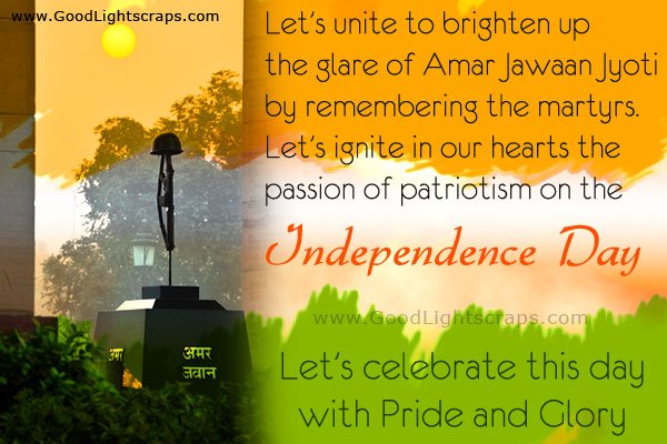 Independence day scraps greetings and ecards for orkut, facebook