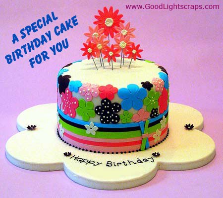 Birthday Cake and Candles pics, scraps, graphics for Orkut, Myspace