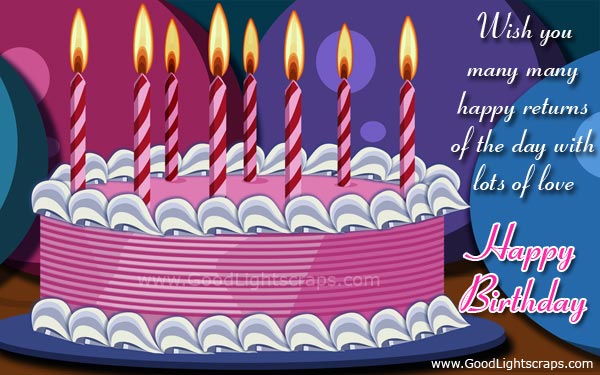 Happy Birthday Scraps and quotes for Orkut, Myspace, hi5