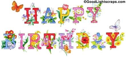 Orkut Myspace Happy Birthday graphics and comments