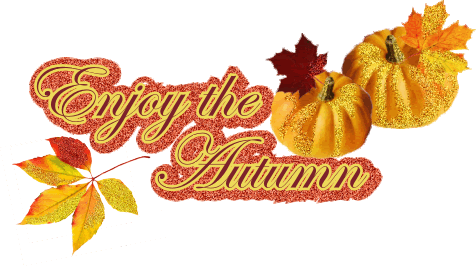 Autumn Animated Images, Fall Greetings, Glitter Graphics, Comments for