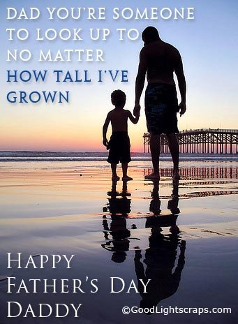 Fathers Day scraps and greetings card for Orkut, Hi5, Facebook