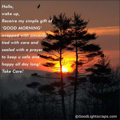 Orkut Myspace Good Morning Scraps Graphics and Comments