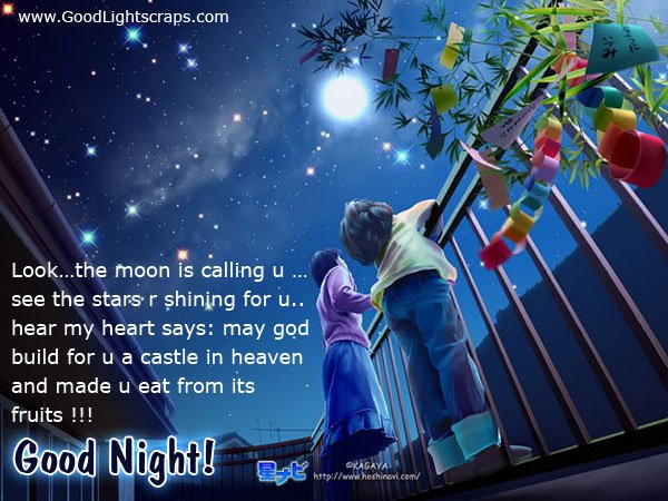 good night orkut scraps, good night wishes and comments