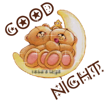 Good Night Animated Gif Scraps and Glitter Images for Myspace, Orkut