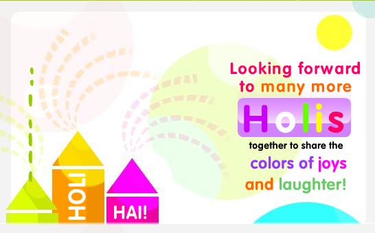 Send beautiful holi greetings happy holi wishes with beautiful holi scraps