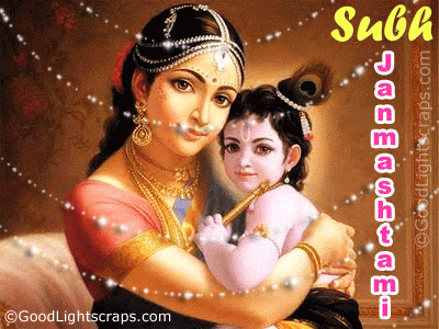Janmashtami greetings, images with quoetes and messages