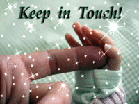 Keep in touch Glitter Graphics and Scraps for Orkut, Myspace, Facebook, Hi5, Tagged