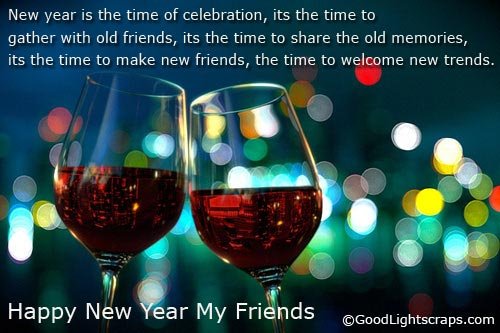 New year greeting cards