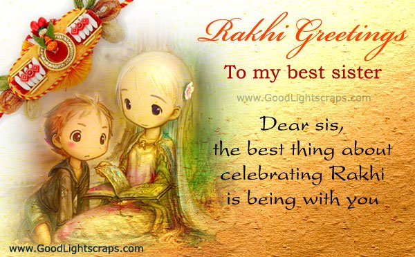Rakhi orkut scraps, greetings, cards & comments for Myspace, Facebook