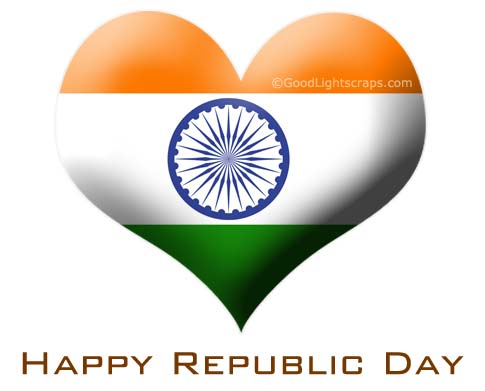 Send republic day scraps, republic day comments, animated 26 January ecards 