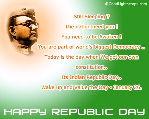 26th January scraps, Republic Day greetings, wishes for orkut