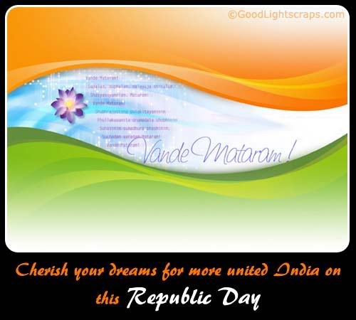 Republic Day the 26th January scraps, greetings, wishes for orkut
