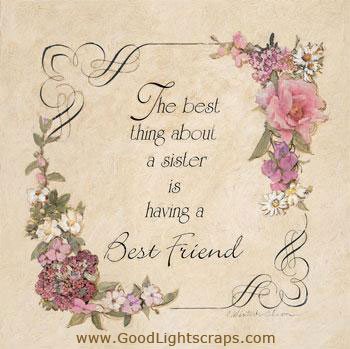 Sisters Quotes, Scraps, Images for Orkut, Myspace, hi5