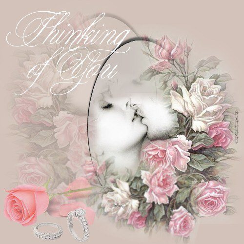 Thinking of You Glitter Graphics, Scraps and Comments