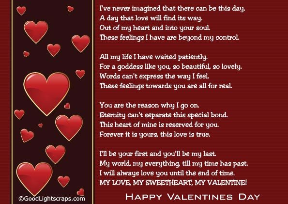 Valentines Day greetings, scraps