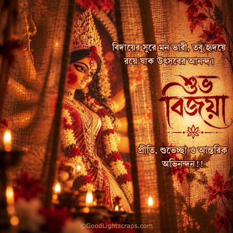 Subho Bijoya Images with Wishes & Quotes in Bengali