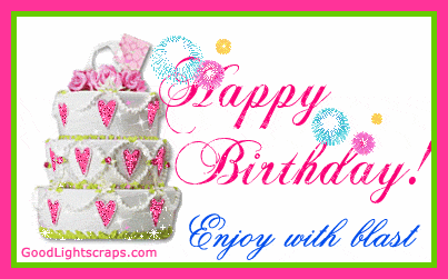 Happy Birthday Scraps, Wishes with Graphics for Orkut, Myspace