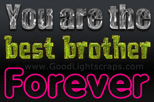 Brothers Scraps, Graphics, Quotes for Orkut, Myspace