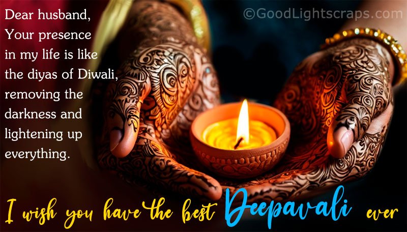 Happy Diwali Image wish for husband