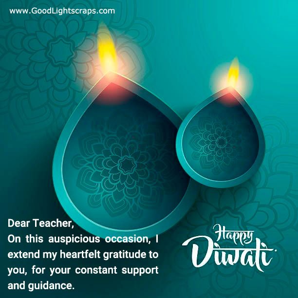 Diwali wishes, quotes, images for teachers in english