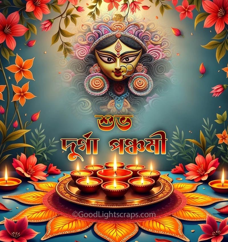 Durga Puja Panchami Wishes In Bengali