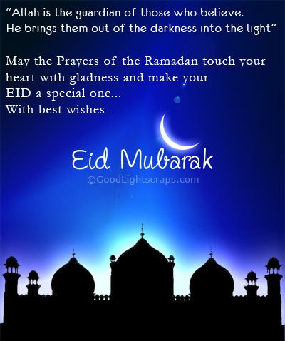 Eid Mubarak cards, scraps, images, wishes