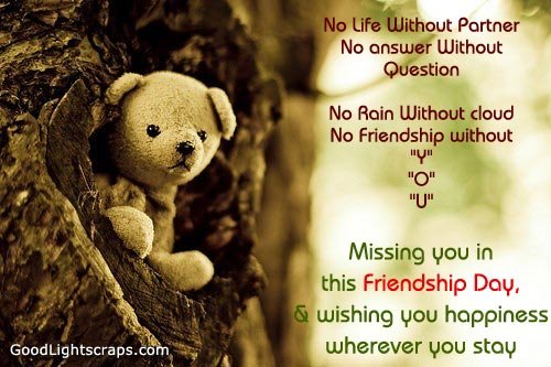 Friendship day cards, images & greetings for Orkut, Myspace, Facebook