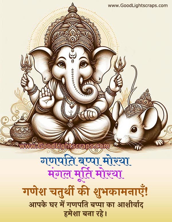 Ganesh Chaturthi wishes, messages and greetings in hindi