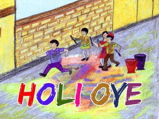 holi scraps, images, picture wishes, holi greetings