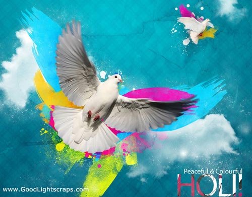 holi scraps, images, picture wishes, holi greetings