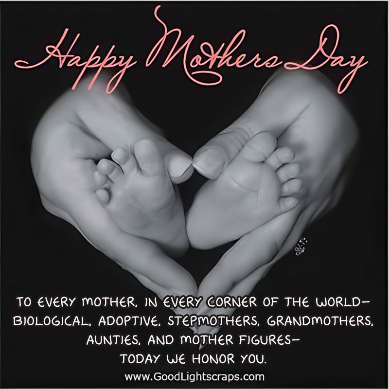 a floral mothers day greeting card honoring all mom like biological, adoptive, stepmoms, grandmothers, aunties and mother figures