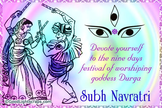 Navratri greetings, glitter, orkut scraps, images