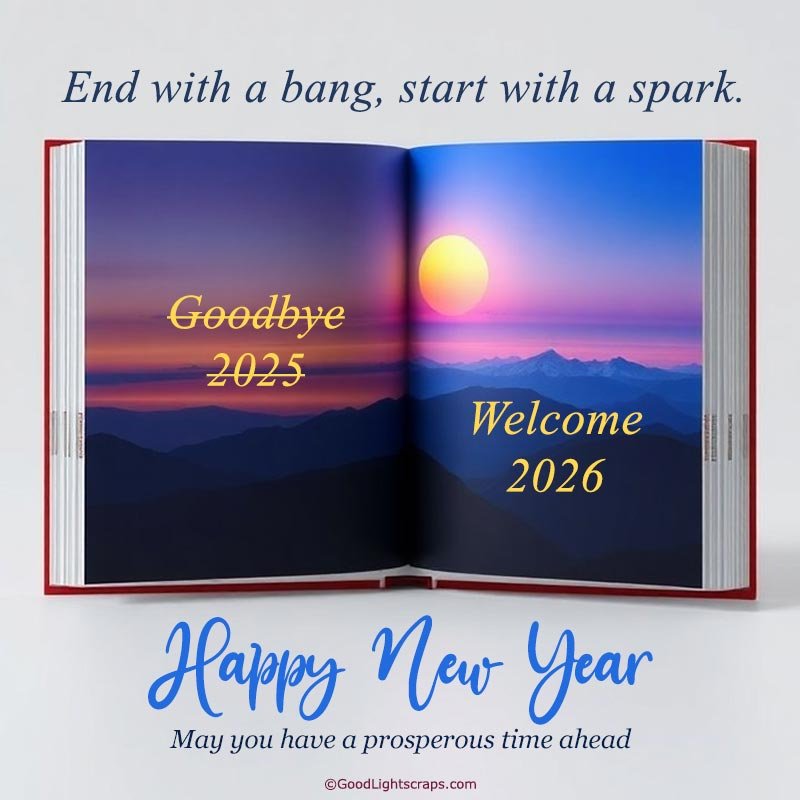Happy New Year Greeting Cards with quotes, messages, captions