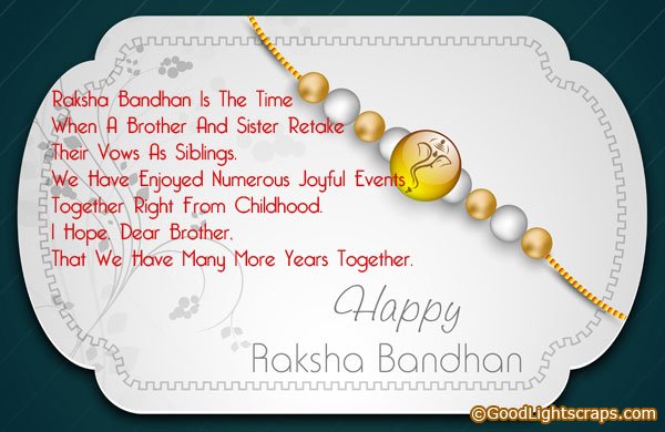 Rakhi greetings, wishes and comments for Orkut, Myspace