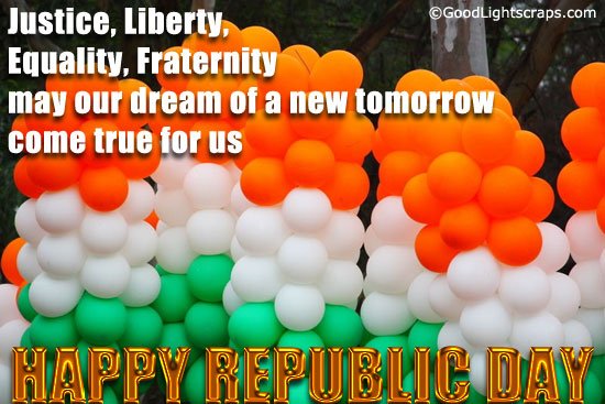 26th January scraps, Republic Day greetings, wishes for orkut