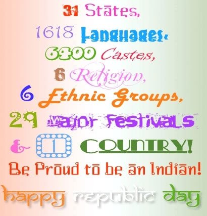 26th January scraps, Republic Day greetings, wishes for orkut