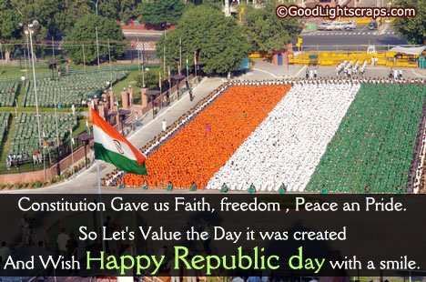 26th January scraps, Republic Day greetings, wishes for orkut