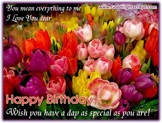 Romantic Birthday Scraps, Greetings & Ecards