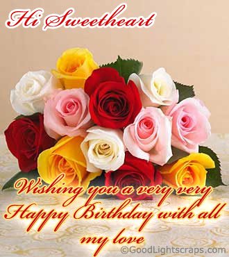 Romantic Birthday Scraps, Greetings & Ecards