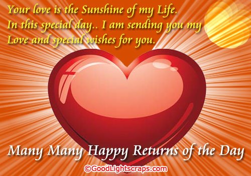 Romantic Birthday Scraps, Greetings & Ecards