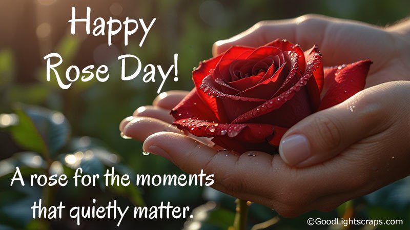 Happy Rose Day image wishes for your crush, secret love