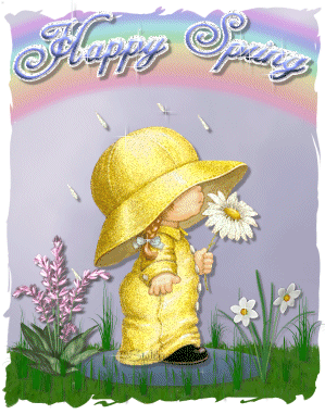 Animated spring scraps, spring glitter graphics, spring myspace comments