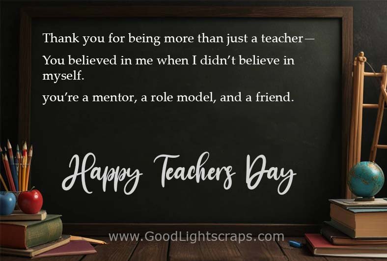 a Teachers Day thank you card with quotes