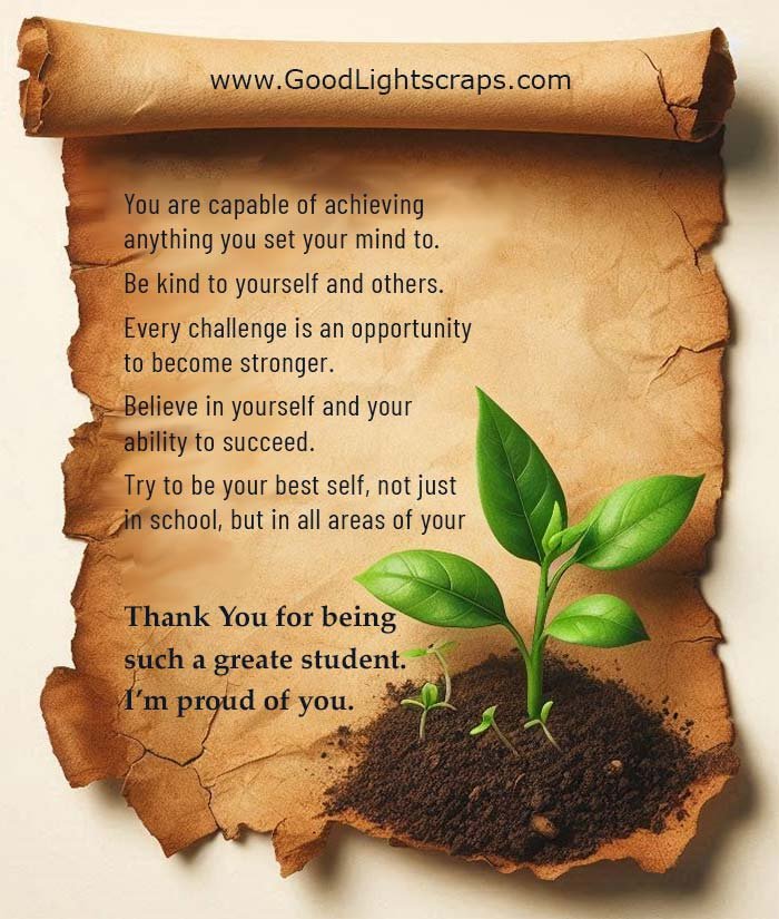 thank you card for teachers from students