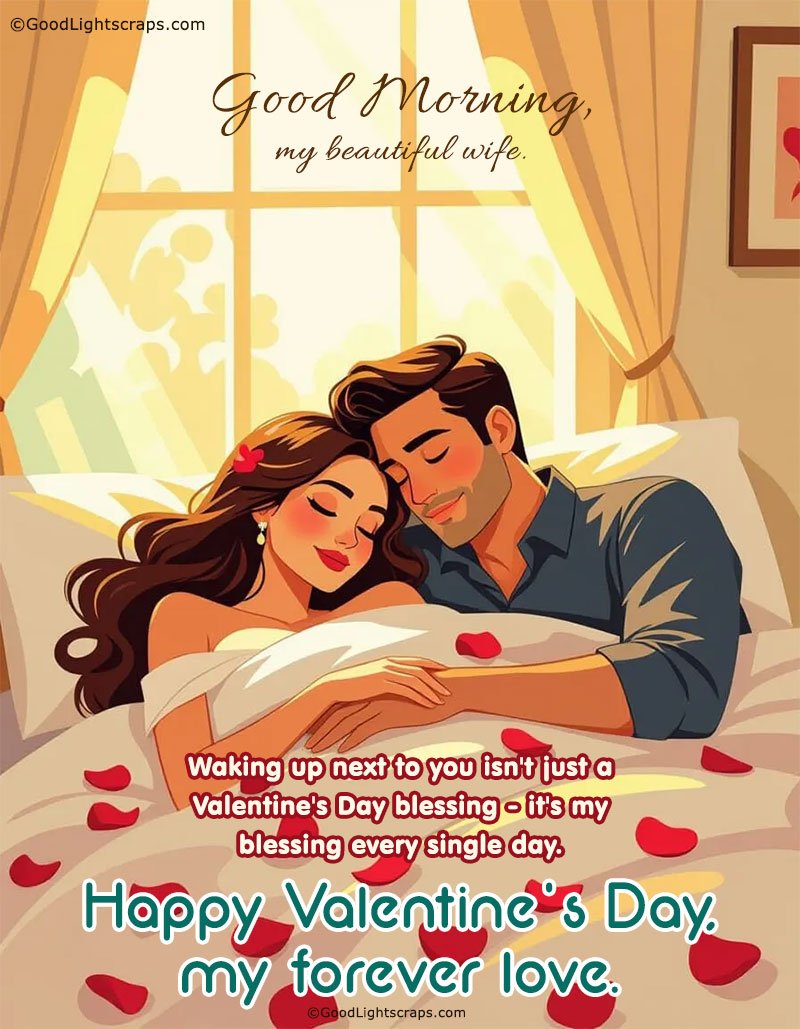 Good Morning valentines day image wishes